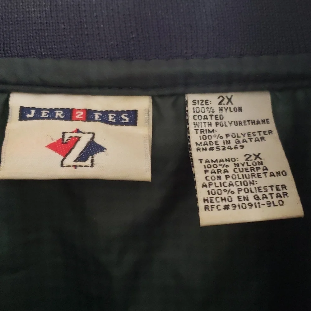 Vintage Jerzees Plaid Quarter Zip Windbreaker - Picture 3 of 6